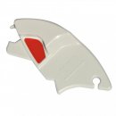 Frontblendenverschluss links F65 S Polar White