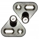 Schließbolzen Metall, 2er SB