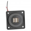 Doppel-USB Ladesteckdose anthrazit Integro