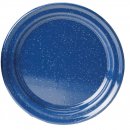 Emaille Essteller 26 cm blau