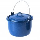 Emaille Topf 2,8 Liter blau