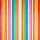 Streifenvorhang bunt, weiß 90 x 200 cm