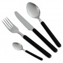 Besteckset Delice, schwarz 16-teilig
