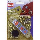PRYM Ösen mit Scheiben 5 mm