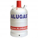 Alu-Gasflasche 11 kg kplt. mit Ventil und Schutz