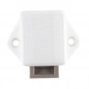 Mini-Push-Lock-Schloss, weiss 15 mm