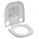 Toilettendeckel mit Sitz, wei&szlig; f&uuml;r Toilette...