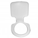 Toilettensitz mit Deckel signalweiß für Porta...