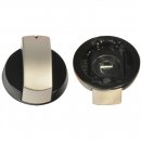 Bedienknopf schwarz / silber f&uuml;r Dometic-Kocher HB...