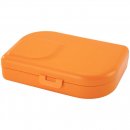 Brotbox mit Trenner orange