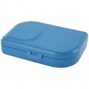 Brotbox mit Trenner blau