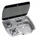 Kocher-Spülenkombi Dometic HSG 2445, Becken rechts
