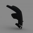 Frontblendenverschluss links F80s, deep black