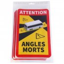 Toter Winkel Aufkleber Set Angles Morts  aus 3 Stück...