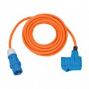 Camping CEE-Verl. mit CEE-Stecker  IP44 10m orange