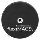 Magnet rund flexiMAGS flexiMAG-66, 2er Set schwarz