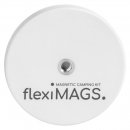 Magnet rund flexiMAGS flexiMAG-66, 2er Set weiß
