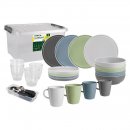 Geschirrset All Inclusive Dolomit 36-teilig