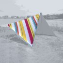 Sonnensegel "Zip Canvas" Caribbean stripe Hawaii