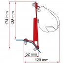 Fiamma Kit Ford Custom Lift Roof H1 Deep Black...