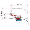 Kit VW T5/T6 Roof Rail Markisenadapter für F40