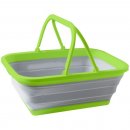 Faltbare Waschschüssel Holdall, grau / grün