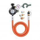 Camping Gasregler-Schlauchleitung Set ohne Manometer 50 mbar