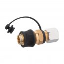 Camping Gasregler-Schlauchleitung Set mit Manometer 50 mbar