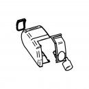 Endkappe (Motor) TO 9200 ab Bj. 10/21 creme, links