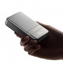 Magnetische Powerbank Rapid 10000 mA silber