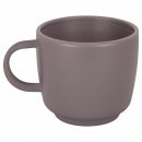 Henkelbecher Cappucino brombeer