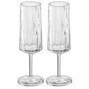Trinkglas Superglas CLUB Sektglas 100 ml, 2er-Set, Club...