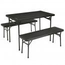 Picknicktisch-Set Pemberton schwarz