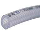 PVC Hei&szlig;wasserschlauch, transparent 50 Meter
