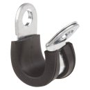 Rohrschelle 12 mm mit Gummiprofil