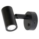 Aufbauspot Mini Tube D4, Power LED, USB-C, mit Schalter,...