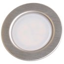 Einbauspot Vega 48, 9 SMD, chrom matt Opalglas