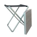 Hocker mit Platte Campus grau